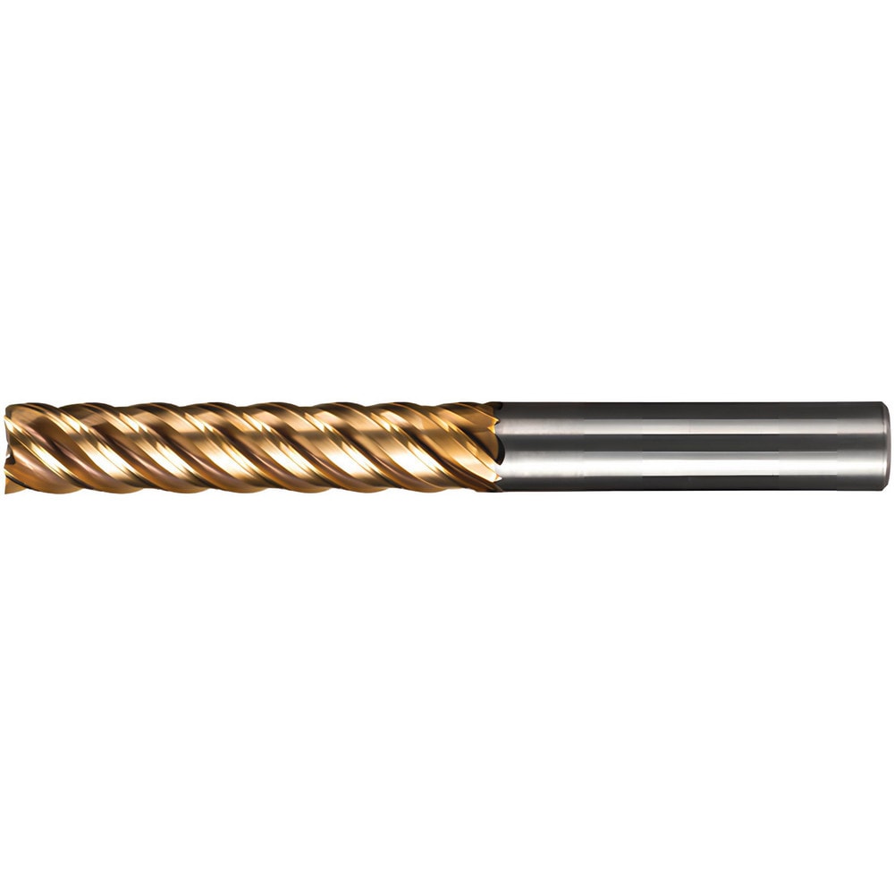 Square End Mill: 5/8" Dia, 3-1/8" LOC, 5 Flute, Solid Carbide