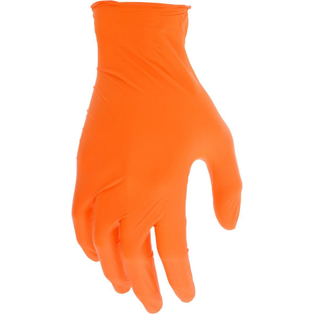 Disposable Gloves: Series NitriShield, Size Small, 3.5 mil, Nitrile, Food Grade, Powder-Free, No