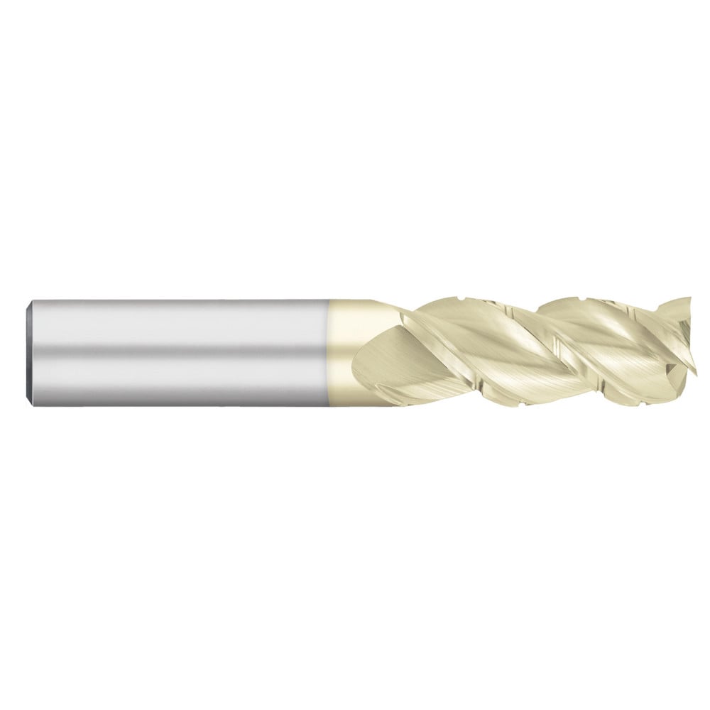 Square End Mill: 5/8" Dia, 1-5/8" LOC, 3 Flute, Solid Carbide