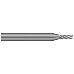 Square End Mill: 1/8" Dia, 3/16" LOC, 5 Flute, Solid Carbide