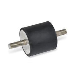 Vibration Isolators; Isolator Type: Stud/Stud; Insert Material: Stainless Steel; Isolator Material: Natural Rubber; Maximum Load Capacity: 1494.60 N; Top Diameter: 35.00; Bottom Diameter: 35; Thread Size: 5/16-18; Overall Width: 35 mm