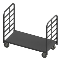 Platform Truck: Steel, 9-1/8" High, 48" Long, 24" Wide