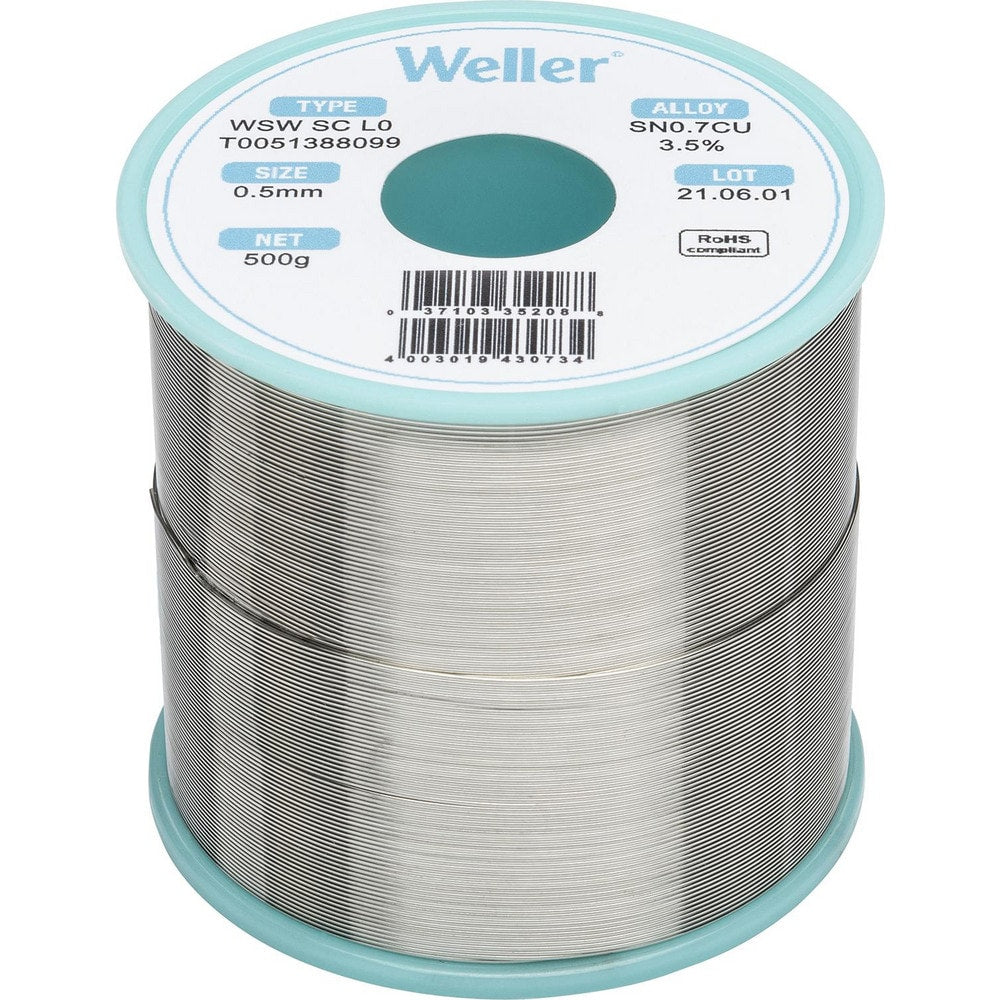 Solder; Solder Type: Silver Free; Material: Alloy; Container Type: Spool; Container Size: 500 g; Minimum Melting Temperature: 442.11