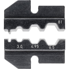 Crimper Dies; Tool Type: Crimping Die; Size: 1/4 in, 1/8 in, 3/16 in; Color: Black