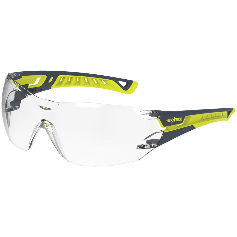 Safety Glasses: Anti-Fog, Polycarbonate, Clear Lenses, Frameless