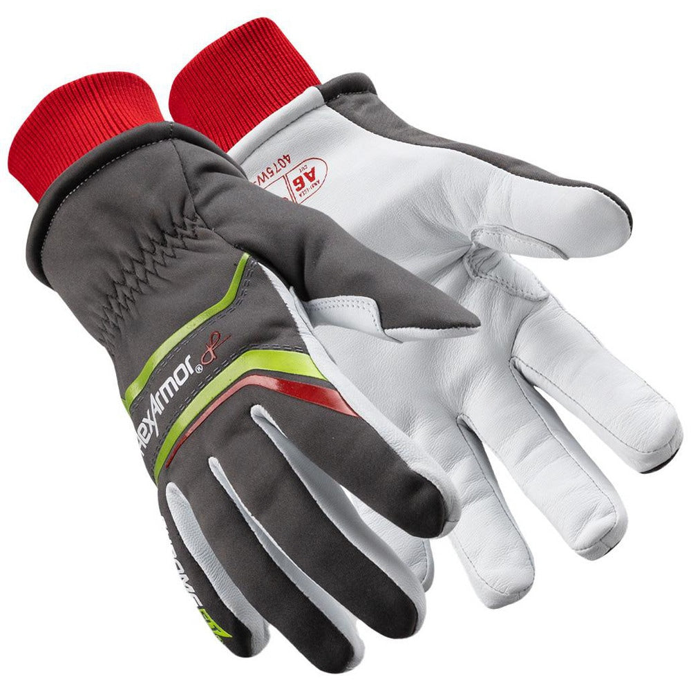 Lined Insulated Leather Palm Gloves: Size X-Large, Leather