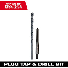 Tap & Drill Sets; Maximum Drill Size (Wire): #3