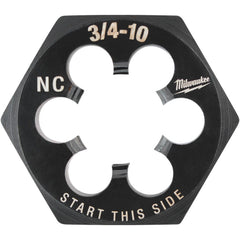 Hex Rethreading Die:  Right Hand, No Carbon Steel