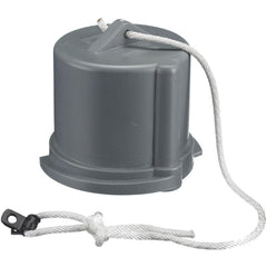 Single Pole Protective Caps; Gender: Male; NEMA Rating: Non-NEMA; Material: PC/PBT; Color: Gray; Amperage: 60.0000 A, 63.0000 A; For Use With: All Hubbell 60 and 63 Amp Pin & Sleeve Devices; Overall Depth: 2.84 in; Flange Outer Diameter: 3.33 in; Inside D