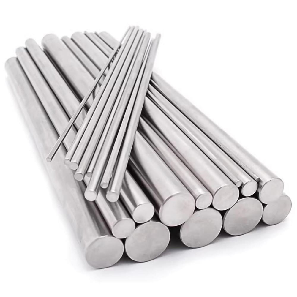 316 Stainless Steel Round Rod: 1" Dia, 3' Long