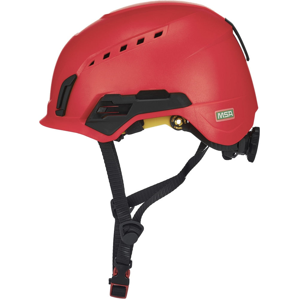 Rescue Helmet:  Ratchet Adjustment,  4-Point Suspension,  ABS