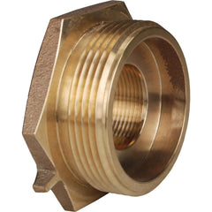 Brass & Chrome Pipe Fittings; Fitting Type: Female x Male Hex Nipple; Fitting Size: 1-1/2 x 1-1/2; End Connections: FNPT x MNST; Material Grade: 360; Connection Type: Threaded; Pressure Rating (psi): 175; Fitting Shape: Straight; Thread Standard: NPT, NST