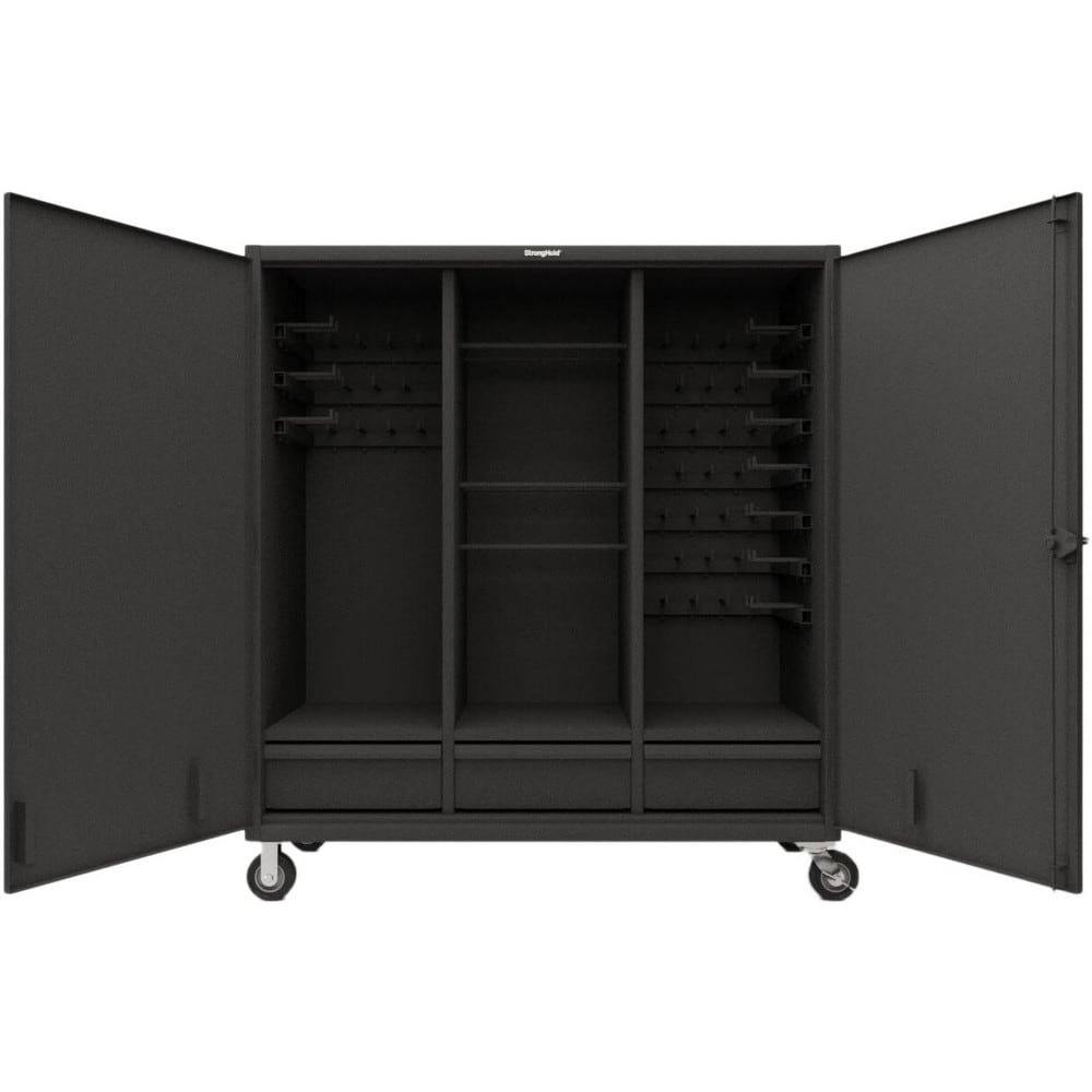 Steel Storage Cabinet: 72" Wide, 30" Deep, 72" High