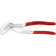 Tongue & Groove Pliers; Maximum Capacity (Inch): 1-1/2; Joint Type: Groove; Type: Pump Pliers; Overall Length Range: 6 to 8.9 in; Side Cutter: No; Overall Length (Inch): 7-1/4; Handle Type: Comfort Grip