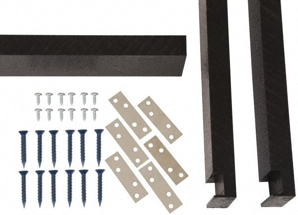 18" Wide x 36" High x 1" Deep, Locker Solid Plastic Floor Base Kit