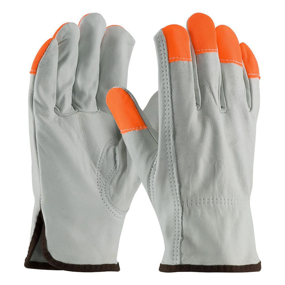 Work Gloves: PiP 68-163, Size X-Large, Cowhide Leather Lined, Cowhide Leather, General Purpose