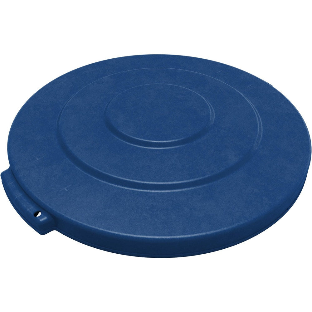 Trash Can & Recycling Container Lids; Lid Type: Flat; Lid Shape: Round; Container Shape: Round; Compatible Container Capacity: 10 Gallon; Color: Blue; Material: HDPE; For Use With: Bronco 10 Gallon Trash Container