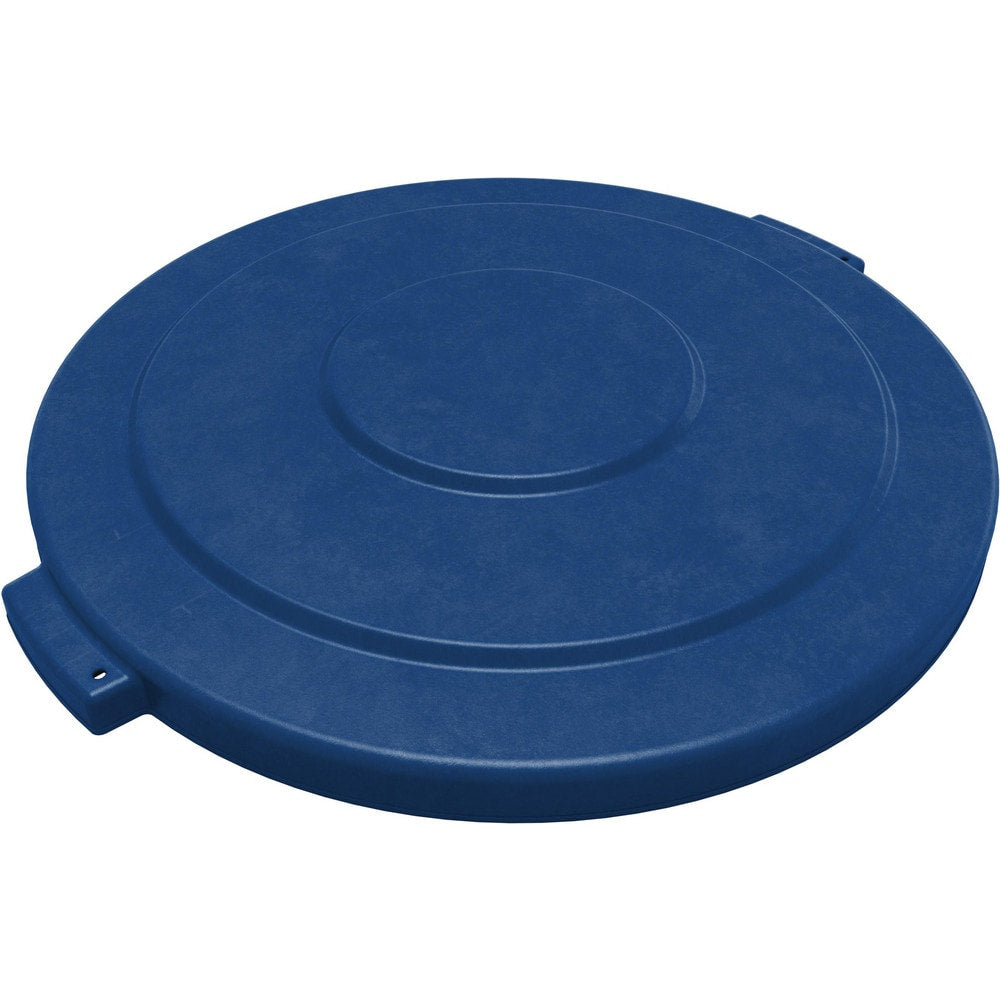 Trash Can & Recycling Container Lids; Lid Type: Flat; Lid Shape: Round; Container Shape: Round; Compatible Container Capacity: 55 Gallon; Color: Blue; Material: HDPE; For Use With: Bronco 55 Gallon Trash Container