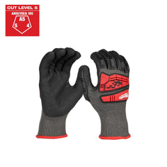 Cut-Resistant Gloves: Milwaukee 48-73, Size X-Large, ANSI Cut A5, ANSI Puncture 0, Nitrile, Polyethylene