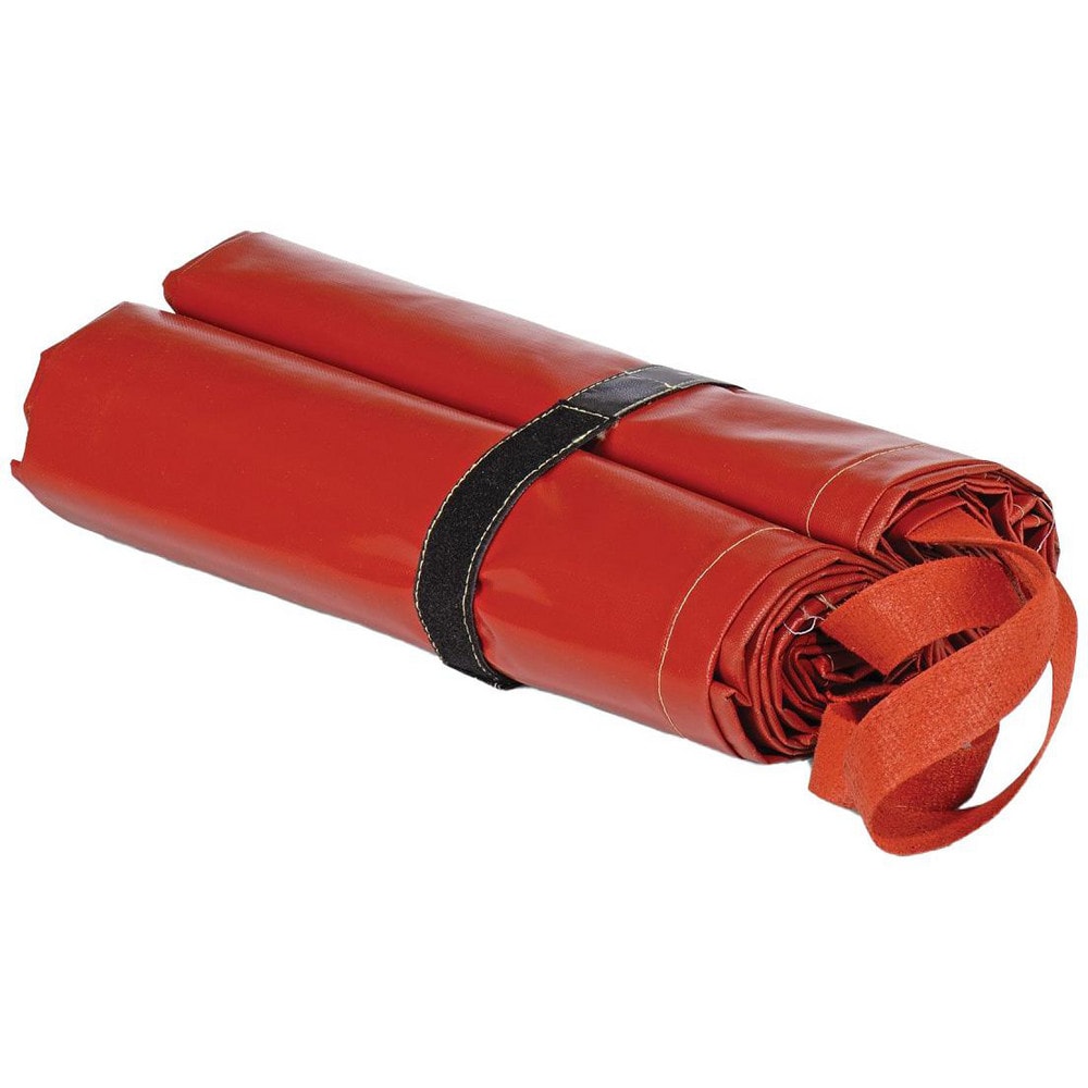 Rescue Blankets; Type: Lithium Battery Fire Blanket; Material: Pyroxene, Silicone; Overall Length: 16.40 ft; Overall Width: 16 ft; Color: Red; Container Type: Bag; Unitized Kit Packaging: Yes