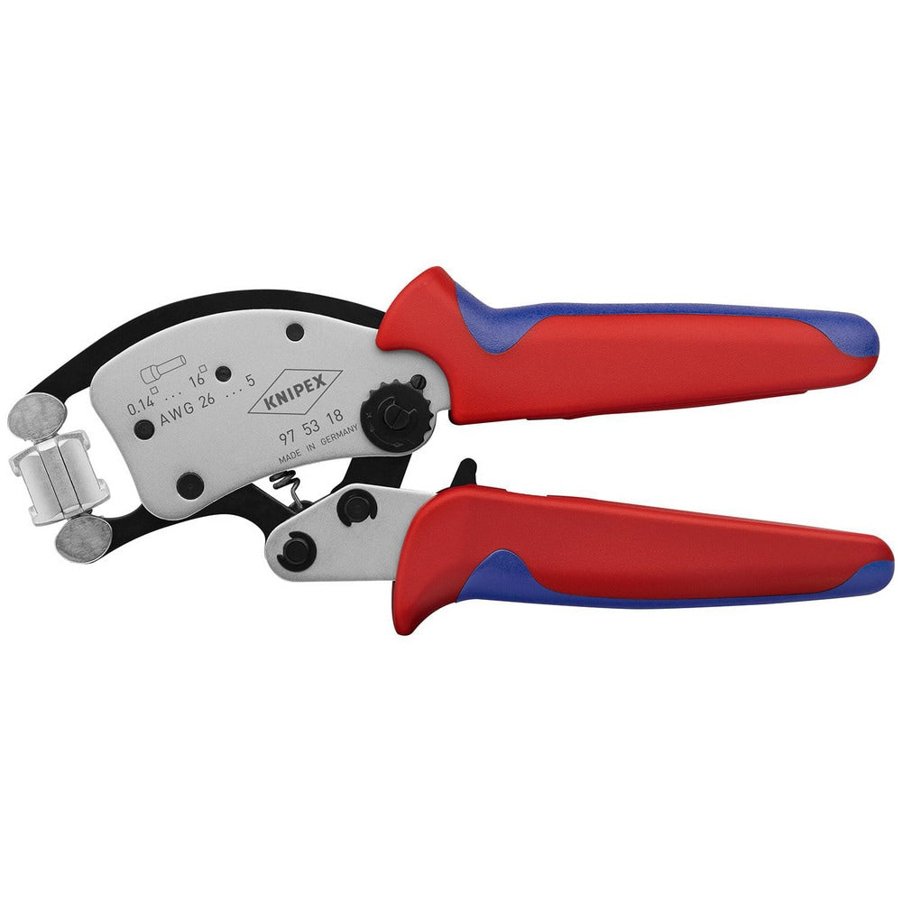 Crimpers; Handle Style: Comfort Grip; Crimper Type: Crimping Pliers; Maximum Wire Gauge: 26; Handle Material: Comfort Grip