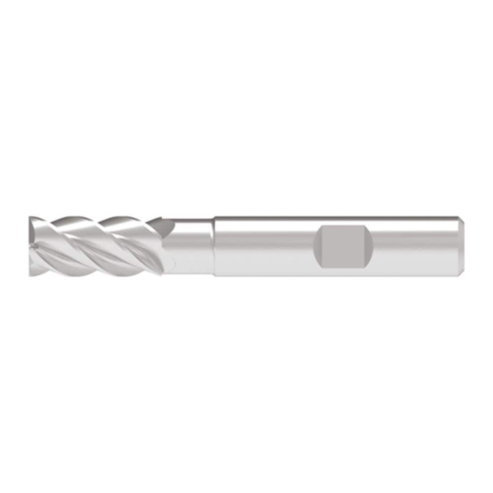 Square End Mill: 4 Flute, Solid Carbide