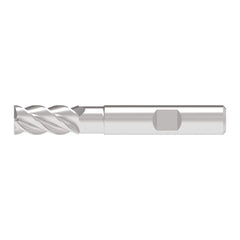 Square End Mill: 4 Flute, Solid Carbide