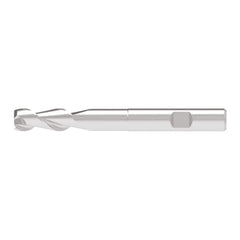 Square End Mill: 2 Flute, Solid Carbide