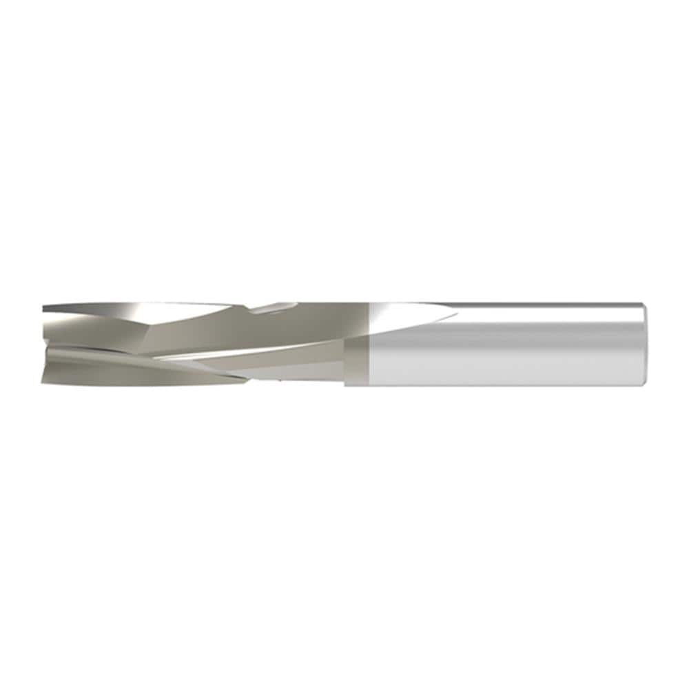 Square End Mill: 12.00 mm Dia, 30.00 mm LOC, 2 Flute, Solid Carbide