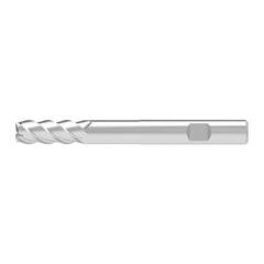 Square End Mill: 20.00 mm Dia, 52.00 mm LOC, 4 Flute, Solid Carbide