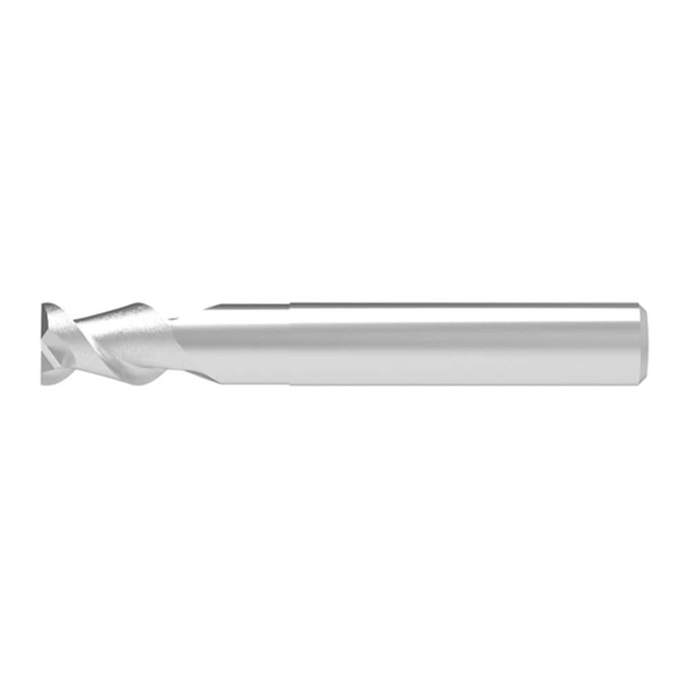 Square End Mill: 25.00 mm Dia, 40.00 mm LOC, 2 Flute, Solid Carbide