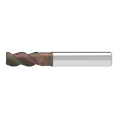 Square End Mill: 18.00 mm Dia, 36.00 mm LOC, 3 Flute, Solid Carbide