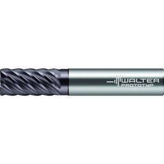 Corner Radius End Mill: 18 mm Dia, 36.00 mm LOC, 0.50 mm Radius, 7 Flute, Solid Carbide