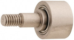 Plain Cam Follower: 0.5" Roller Dia, 0.313" Roller Width, 0.5" Stud Dia