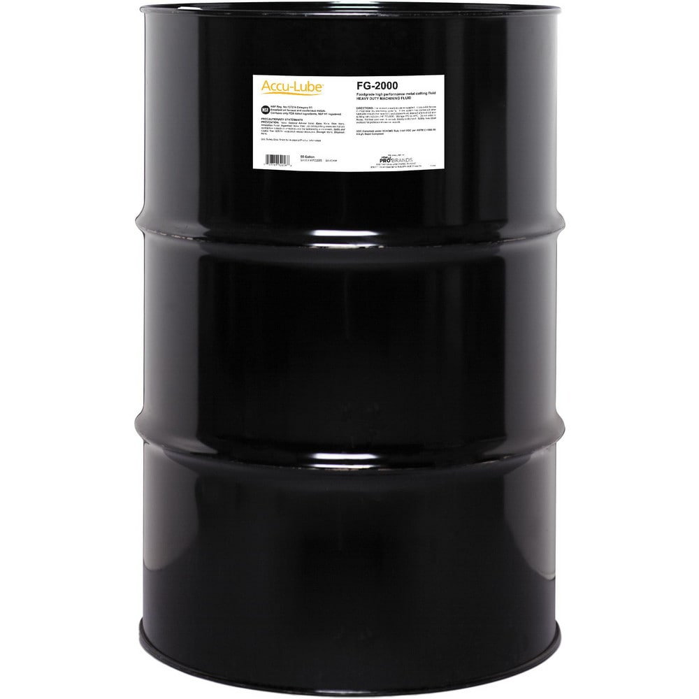 Cutting Oil Fluid: Accu-Lube Food Grade High Performance, Liquid, 55 gal Drum