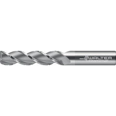 Corner Radius End Mill: 3/4" Dia, 3-1/4" LOC, 0.0600" Radius, 3 Flute, Solid Carbide