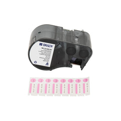 Labels, Ribbons & Tapes; Application: Label Printer Cartridge; Type: Label Printer Cartridge; Color Family: Pink; Color: Black on Pink, White