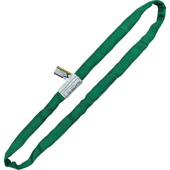 Endless Round Sling: 18' Long, 5300 lb Vertical Capacity, 4200 lb Choker Capacity