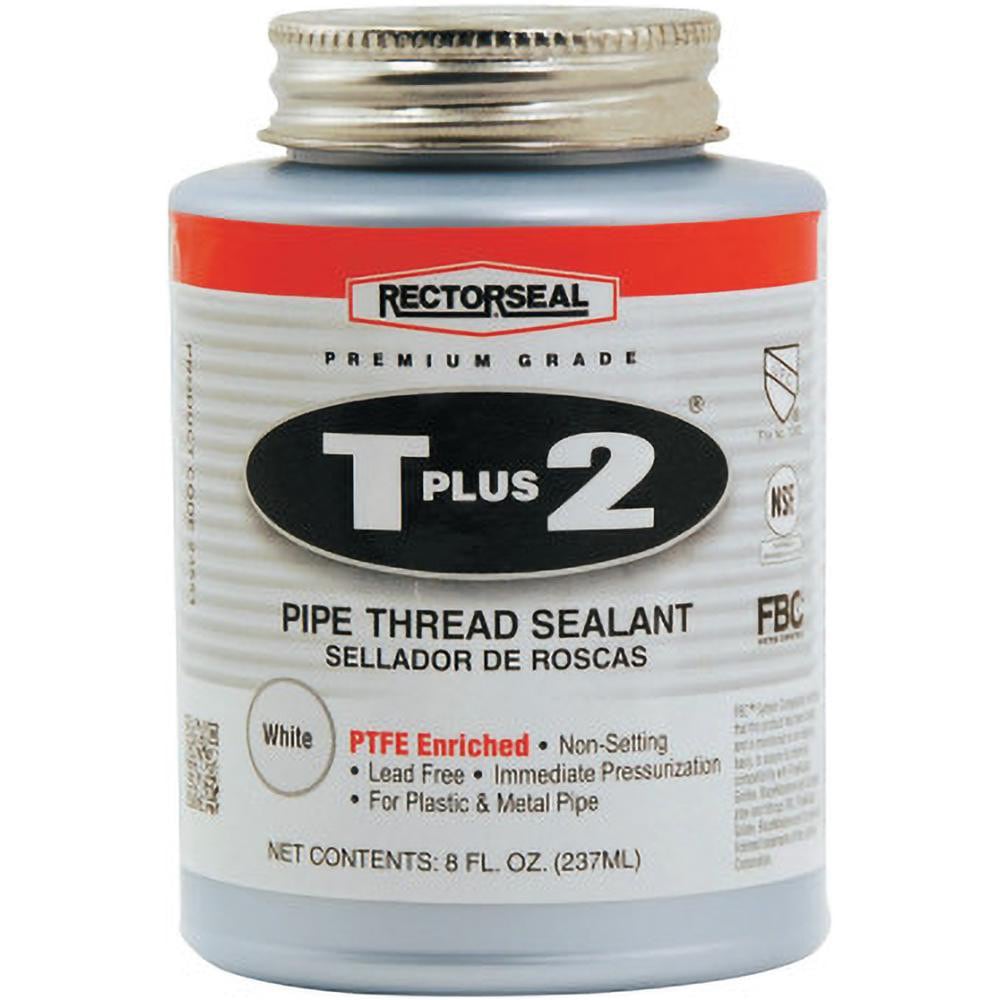 Threaded Pipe Sealants; Form: Paste; Container Size: 1/2 pt; Container Type: Can; Color: White; Viscosity: 170000 cp; Application: Multi-Purpose