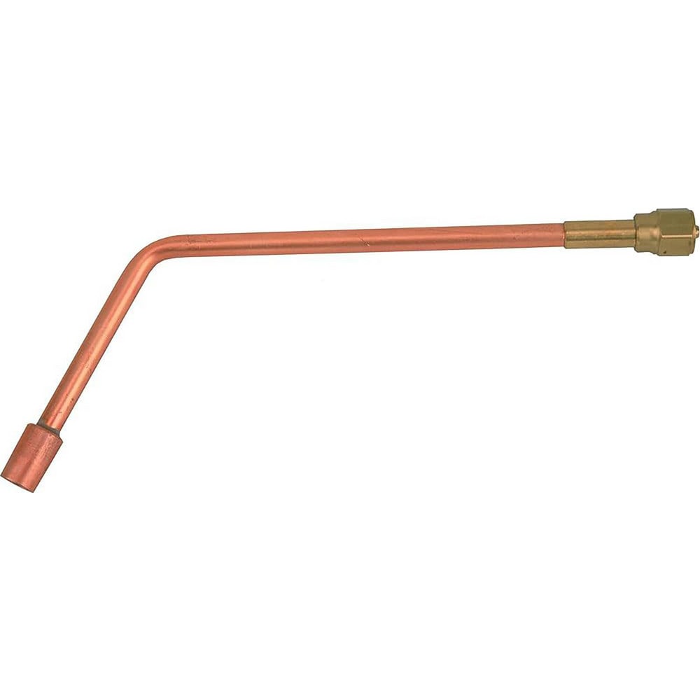 Oxygen/Acetylene Torch Tips; Tip Type: Curved; Tip Number: SZ 12; Overall Diameter: 0.86 in; Compatible Gas: Hydrogen, Acetylene; Overall Length: 18 in; Model Compatibility: J, 100,300, HD310C; Material: Brass