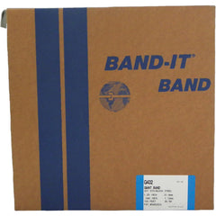 Band Clamp: Banding Strap Roll, 1-1/4" Wide, 0.0440" Thick, 201  Stainless Steel