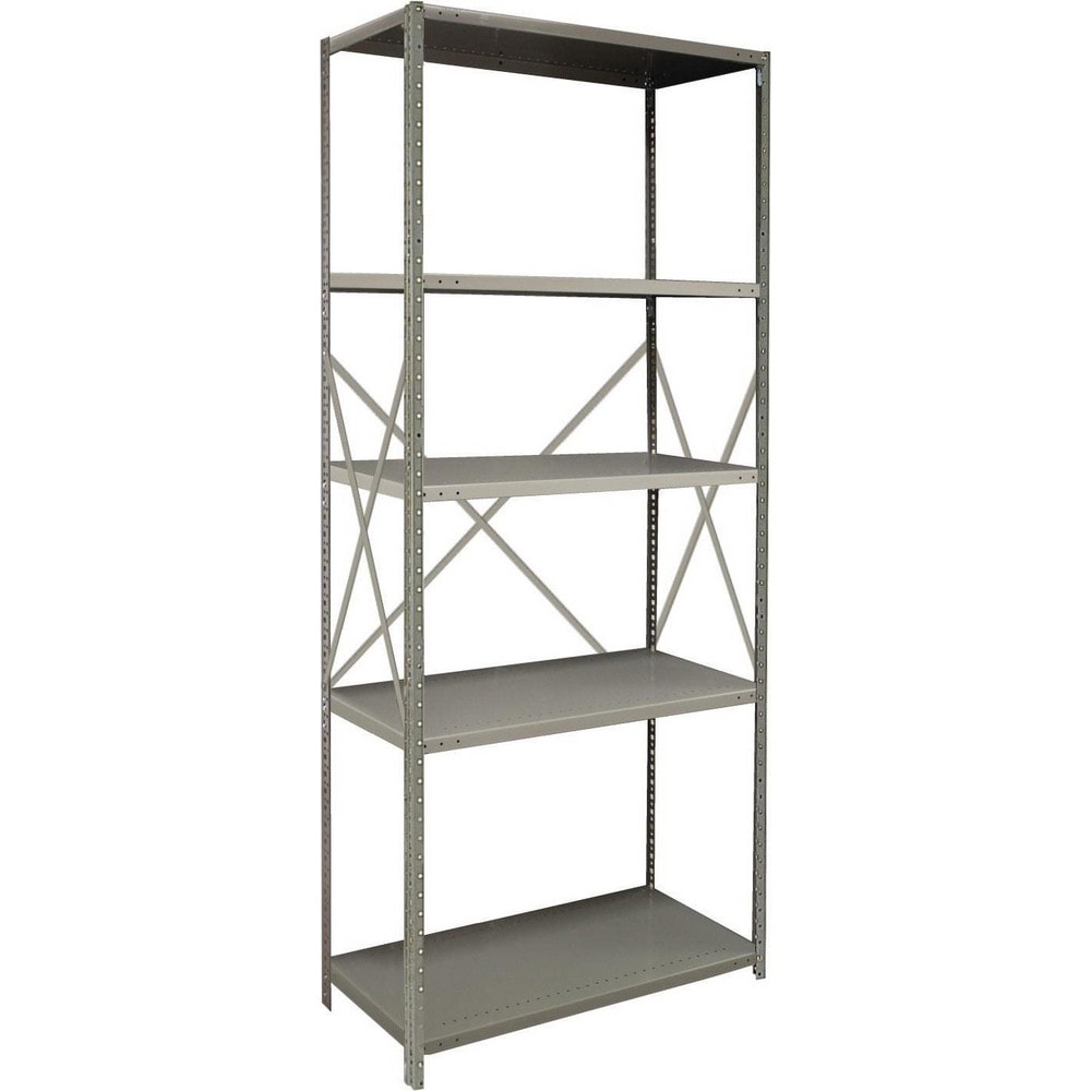 Steel Shelving; Shelf Type: Open Angle Starter Unit; Starter or Add-On: Starter; Adjustment Type: Clip; Boltless: Yes; Shelf Capacity: 850; Mount Type: Floor