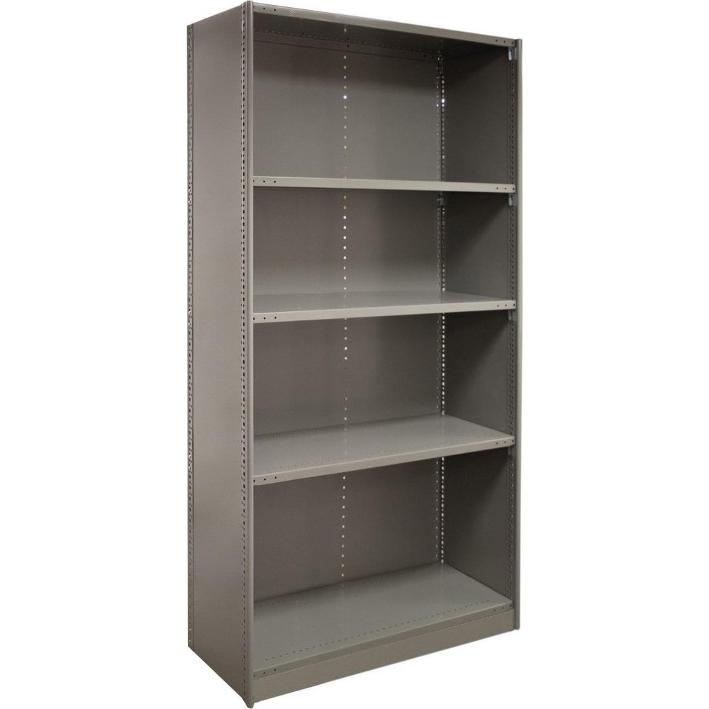 Steel Shelving; Shelf Type: Closed Beaded Post Starter; Starter or Add-On: Starter; Adjustment Type: Clip; Boltless: Yes; Shelf Capacity: 550; Mount Type: Floor