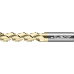 Corner Radius End Mill: 3/4" Dia, 2-1/4" LOC, 0.0150" Radius, 3 Flute, Solid Carbide