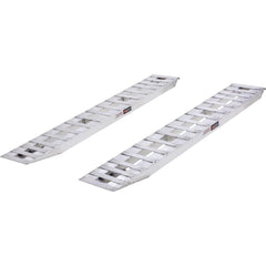 Truck Ramps; For Use With: Trailers; Length (Inch): 90; Width (Inch): 15; Load Capacity (Lb.): 7000.000; Material: Aluminum; Color: Silver; Finish Coating: None