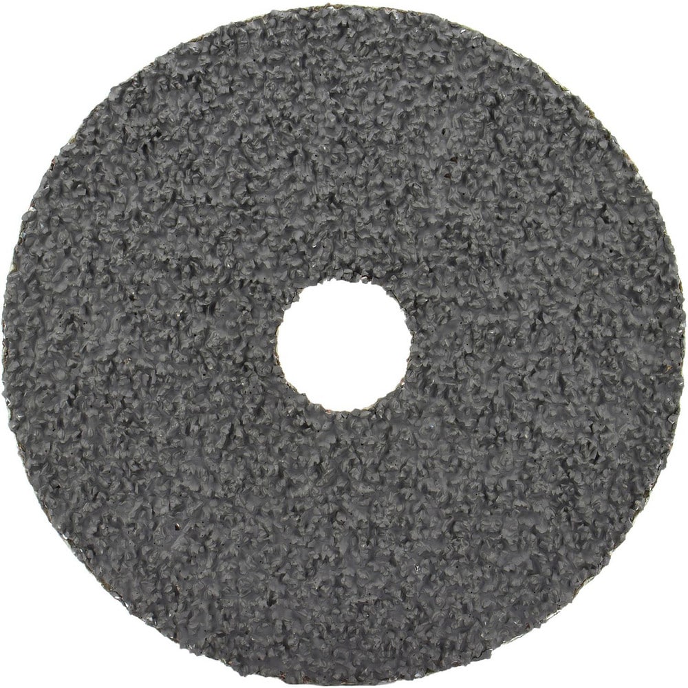 Fiber Disc:  4-1/2" Disc Dia, Arbor Hole, 80 Grit, Ceramic Alumina