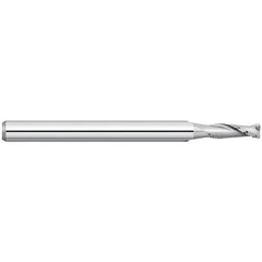 Corner Radius End Mill: 0.1000" Dia, 0.3" LOC, 0.0050" Radius, 2 Flute, Solid Carbide