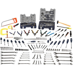 Combination Hand Tool Set: 220 Pc, General Maintenance Tool Set