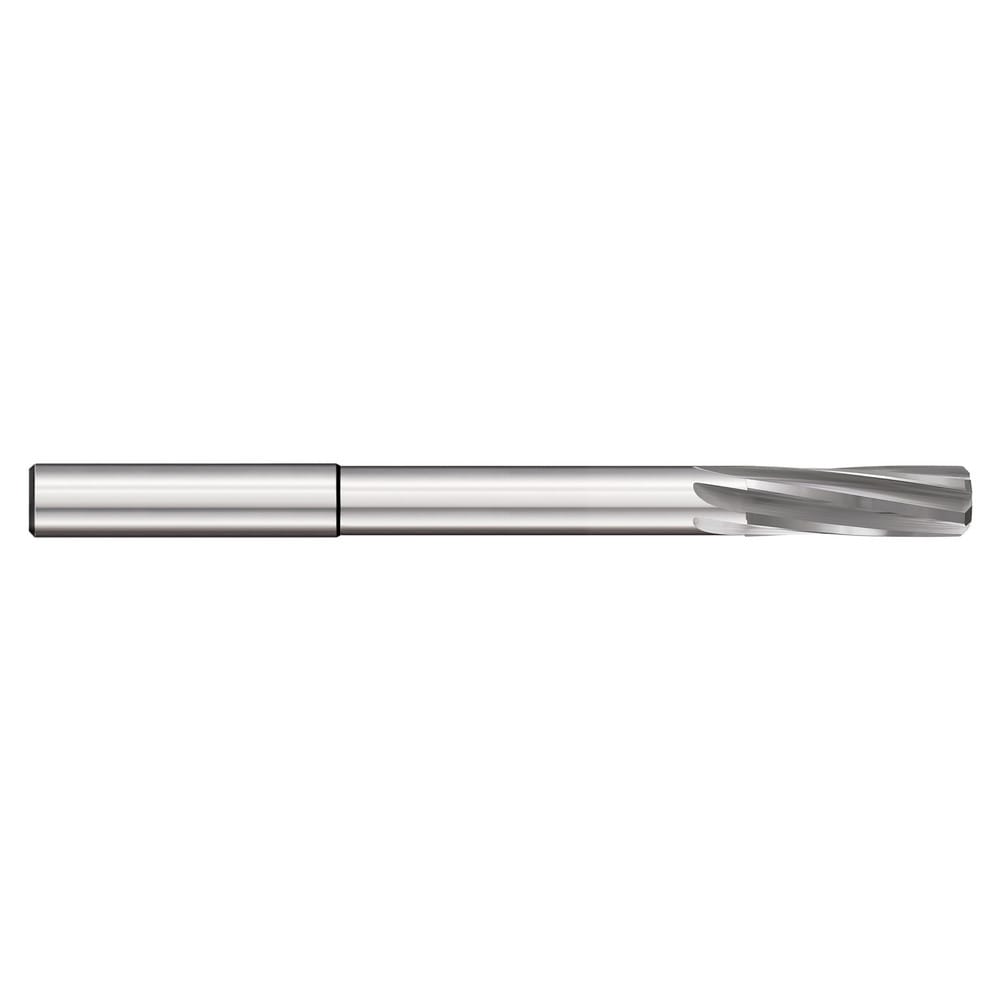 Chucking Reamer: 15/64" Dia, 3" OAL, 1" Flute Length, Straight-Cylindrical Shank, Solid Carbide