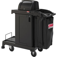 Janitor Carts & Caddies; Material: HDPE; Cart Material: HDPE Plastic; Load Capacity: 300